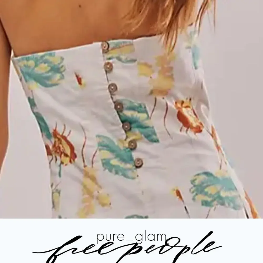 Free People floral mini dress